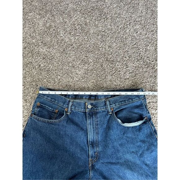 vintage levi’s 550 men’s W40 L36 cotton blue jeans relaxed straight leg denim - Picture 10 of 11